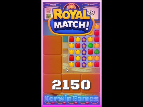 Royal Match Level 2150 - No Boosters Gameplay
