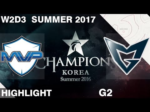 MVP vs SSG | Game 2 | HIGHLIGHTS | LCK SUMMER 2017 | MVP vs Samsung Galaxy