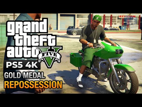 GTA 5 PS5 - Mission #3 - Repossession [Gold Medal Guide - 4K 60fps]