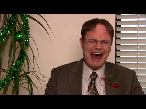 Dwight laughing hysterically