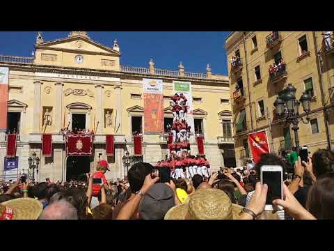 Human Tower - Festival of Saint Tecla, Tarragona, Catalonia, Spain - 17th September 2017