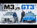 BMW M3 G80 Vs PORSCHE 992 GT3 DRIFTING IN SNOW GONE SKIING
