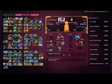 OG vs. Mid or Feed - Midas Mode - Game 1 - Group Stage Day 5
