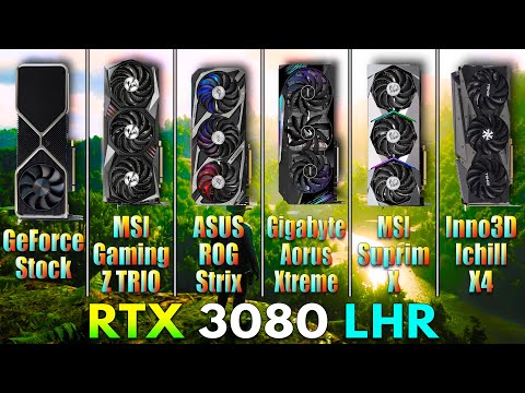 6 Most Popular High End RTX 3080 LHR GPUs | PC Gaming Tested
