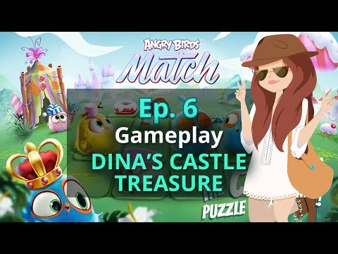 Angry Birds Match Gameplay Dina's Castle Treasure: Ep 6 iOS/Android