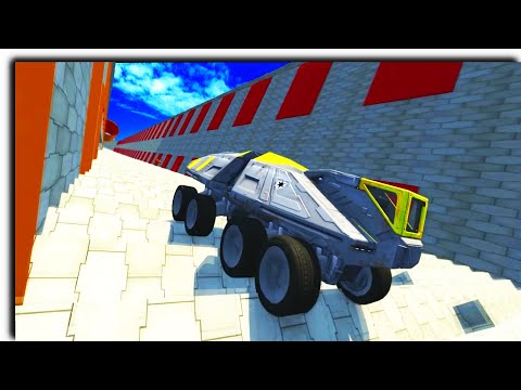 Speeding Cars on CRAZY Steps - BeamNG DRIVE | CrashTherapy