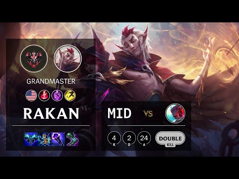 Rakan Mid vs Yone - NA Grandmaster Patch 11.24b