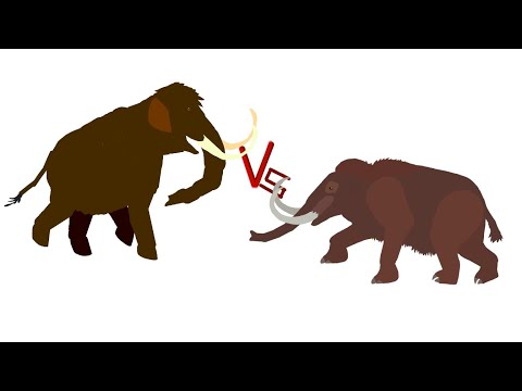 DCBA: Woolly Mammoth VS American Mastodon