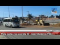 Pista cedeu na avenida Dr. João Medeiros Filho