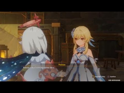 Paimon flawlessy imitate lumine