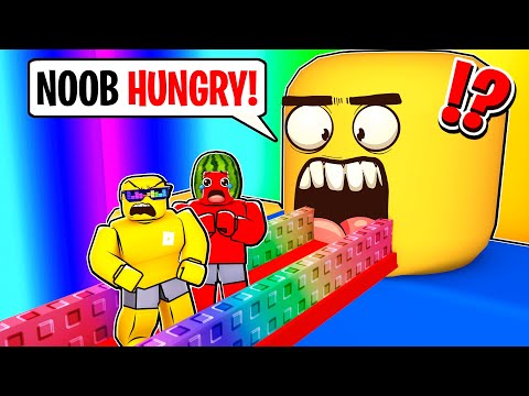 Roblox FEED GIANT NOOB