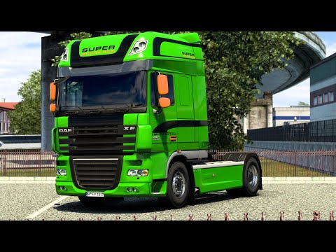 ETS 2 - DAF XF 105 Transporting Fish Fingers from Zurich to Bern