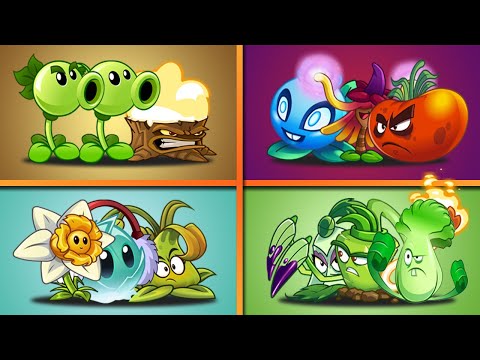 Random 4 Best Team Plants Battles - Who Will Win? - PvZ 2 Team Plants vs Team Plants