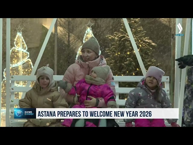 Astana, 2026 Yeni Yılı karşılamaya hazırlanıyor