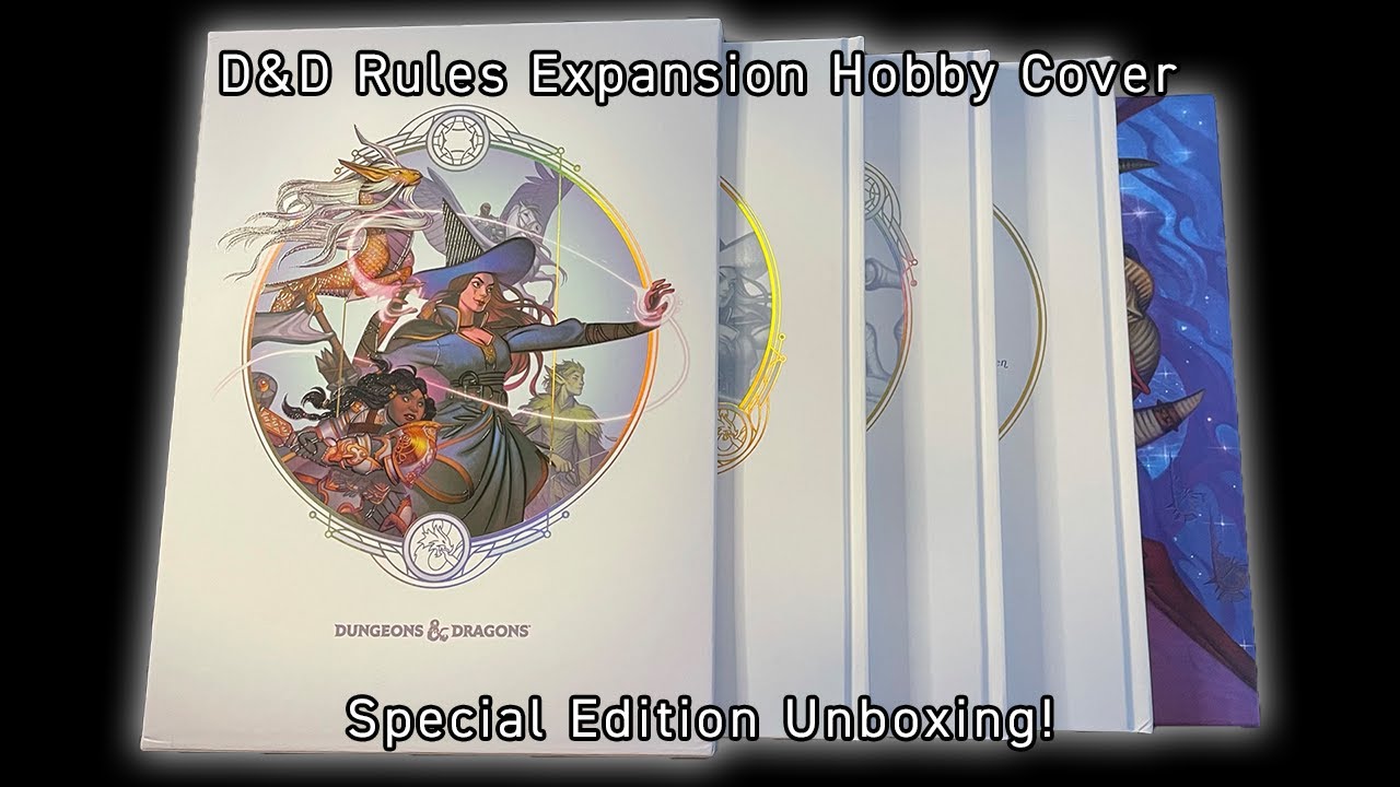 Dungeons and Dragons Rules Expansion Gift Set Hobbyist Cover Unboxing! [4K]