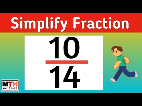 10/14 simplified as a fraction | How to simplify 10/14