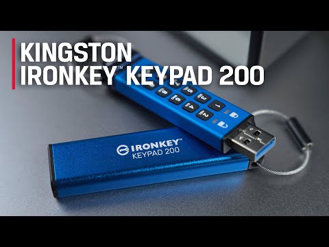 Kingston IronKey Keypad 200 - USB-Stick - 8 GB video preview