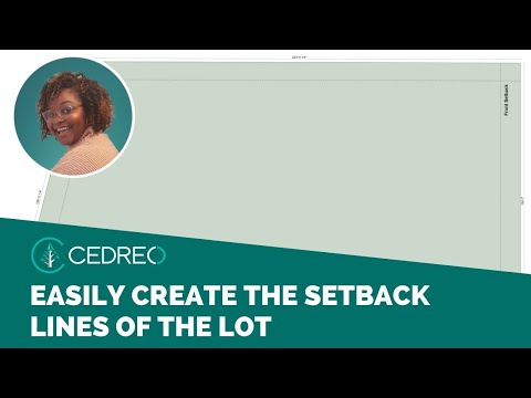 [Cedreo Tutorial] How to Create Setback Lines?