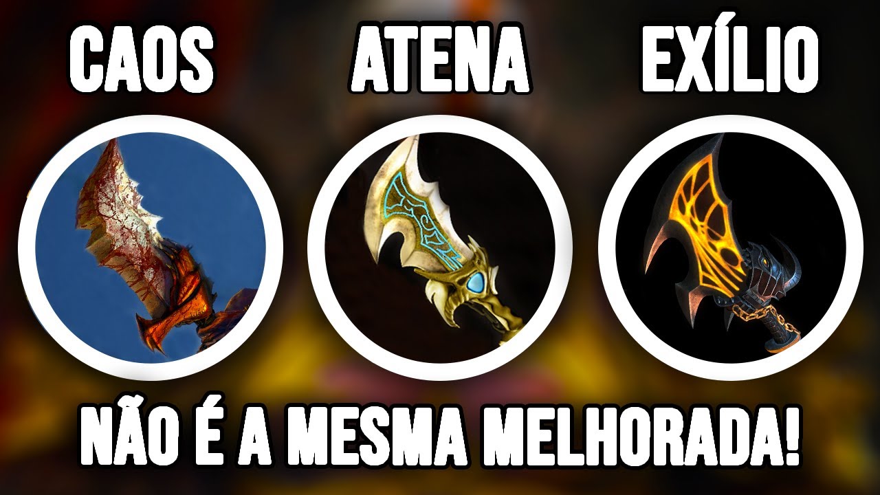 GOD OF WAR: TUDO SOBRE AS LÂMINAS DE KRATOS!