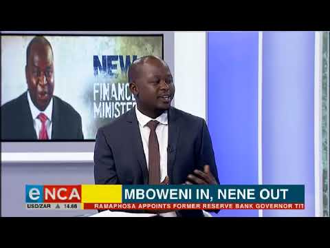 Markets reaction to Tito Mboweni as finance minister