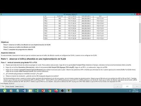 Ejercicio 6.1.2.7 Cisco Packet Tracer
