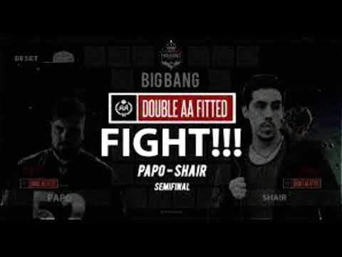 Papo vs Shair Instrumental 1er Minuto Libre BIG BANG 2016 SEMIS