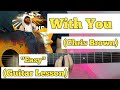 With You - Chris Brown | Guitar Lesson | Easy Chords |
