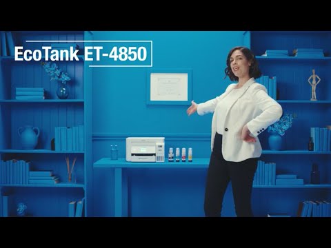 Epson EcoTank ET-4850 Impresora inalámbrica todo en uno Supertank sin  cartuchos con escáner, copiadora, fax, ADF y Ethernet, la impresora  perfecta