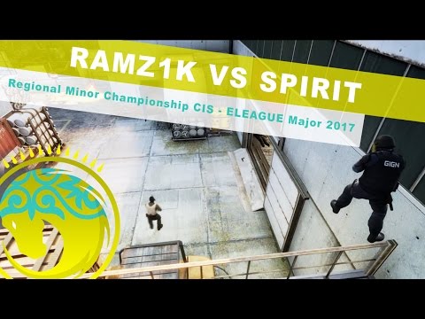 Ramz1k 4kills vs team.Spirit | StarLadder Regional Minor Championship CIS - ELEAGUE Major 2017