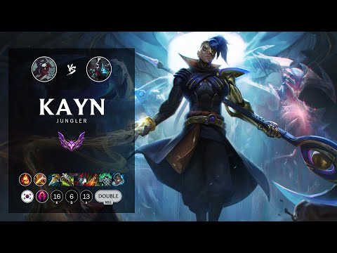 Kayn Jungle vs Ekko - KR Master Patch 12.16