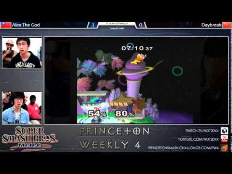 Princeton Weekly 4 - Alex The God (Fox) vs Daybreak (Marth) Losers Finals