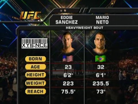 Eddie Sanchez vs Mario Neto full fight