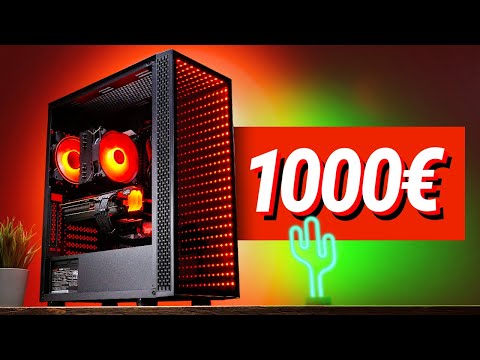 1000€ Euro GAMING PC 2022!! - Test & Zusammenbauen