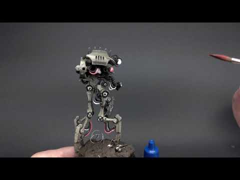 PAINTING A GAMES WORKSHOP NECRON CANOPTEK REANIMATOR - EPISODE 4 DETAIL WORK