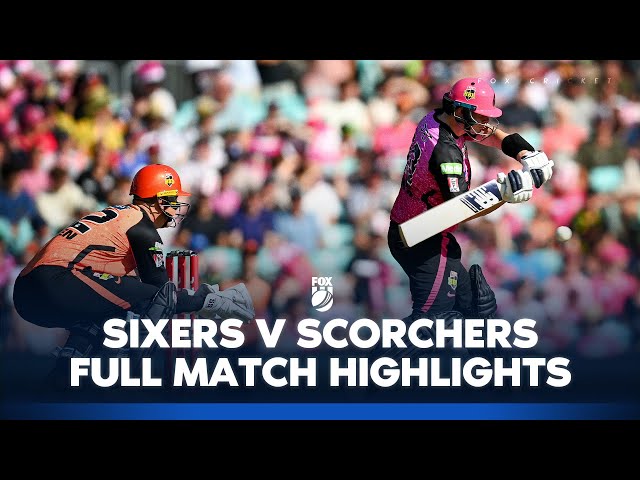 Sydney Sixers vs. Perth Scorchers | Full Match Highlights | 11/01/25 | BBL | Fox Cricket Sydney Sixers vs. Perth Scorchers | Full Match Highlights | 11/01/25 | BBL | Fox Cricket