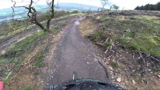 preview picture of video 'Bike Park Wales - Full run on Sixtapod and Willy Waver - BPW October 2013'