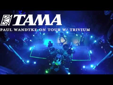 Tama artist/Trivium's Paul Wandtke talks about his UK rental kit