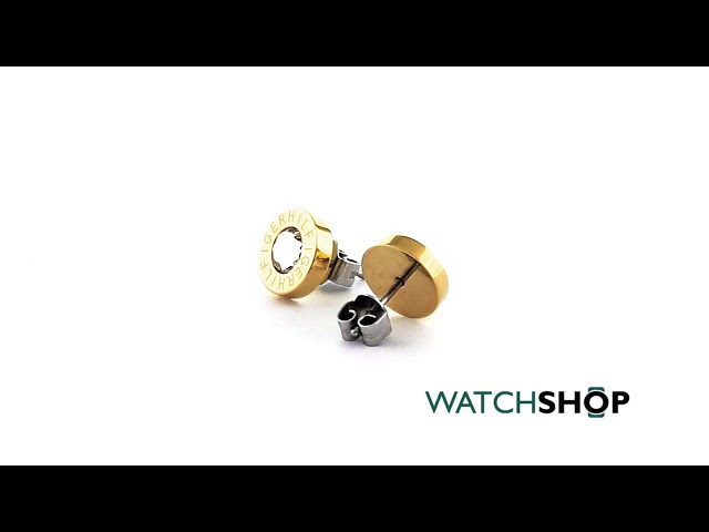 Vídeo relacionado con Tommy Hilfiger Jewelry Pendientes de Botón para Mujer en Oro Amarillo con Cristales - 2700753