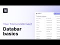Databar Introduction | Enrich at scale