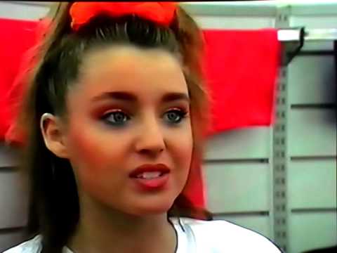 Dannii Minogue segment (looking good) on fashion label (1989)