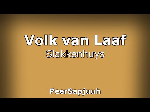 Slakkenhuys - Volk van Laaf | Efteling muziek