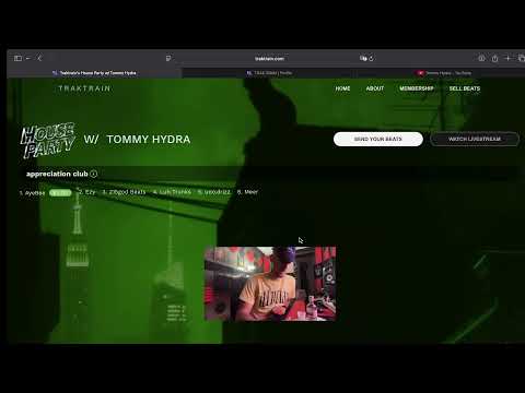 TRAKTRAIN House Party w Tommy Hydra | Songs & Beats Feedback