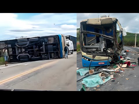 TRAGÉDIA COM ÔNIBUS DA NOVO HORIZONTE NA BAHIA DEIXA VÍTIMA FATAL E VÁRIOS FERIDOS