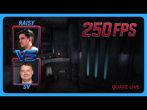 SV vs RAISY | 250FPS Quake Season 4 | EN | Quake Live
