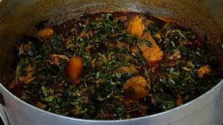 When walterleaf meets garden egg leaf magic happen[ not your regular soup but its delicious