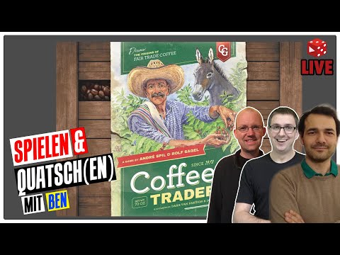 Coffee Traders (Lernpartie inklusive Regelerklärung durch Flo) - aktuell live in der Spieleschmiede