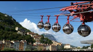 preview picture of video 'Grenoble, França: Teleférico da Bastilha.'