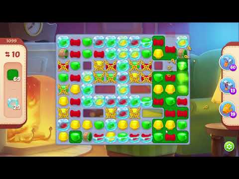 Homescapes 1099 Level - 15 moves - NO BooSTERS