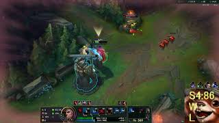 【LoL】S4:86~ グラマス目指して204日目