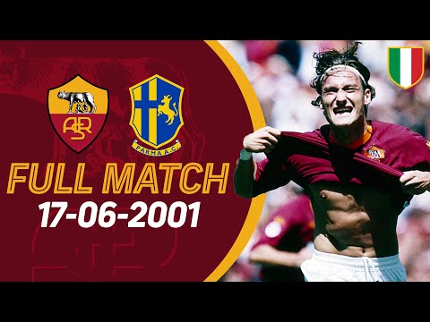 💛❤️ 17/06/2001 |  🇮🇹 CAMPIONI D'ITALIA 🇮🇹 | ROMA v PARMA FULL MATCH